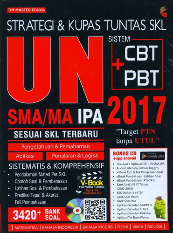 Strategi & Kupas tuntas SKL UN sistem CBT PBT SMA IPA 2017