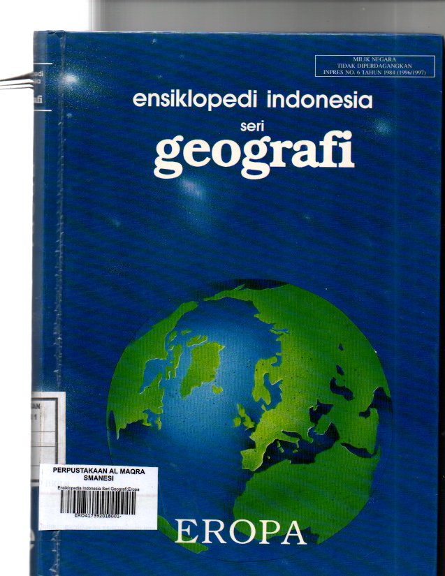 Ensiklopedia Indonesia Seri Geografi;Eropa