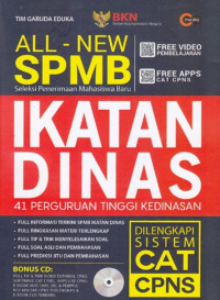 All-new spmb seleksi penerimaan mahasiswa baru: ikatan dinas 41 perguruan tinggi kedinasan